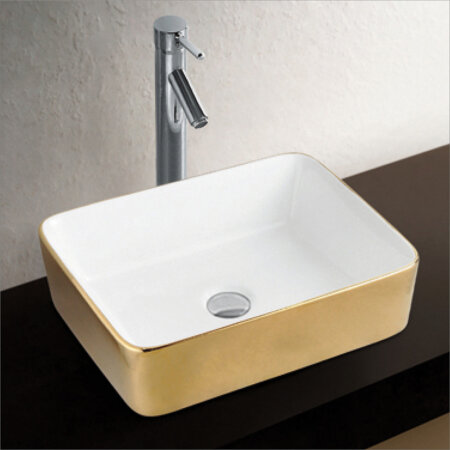 Lavatório CUBIC GOLD & WHITE