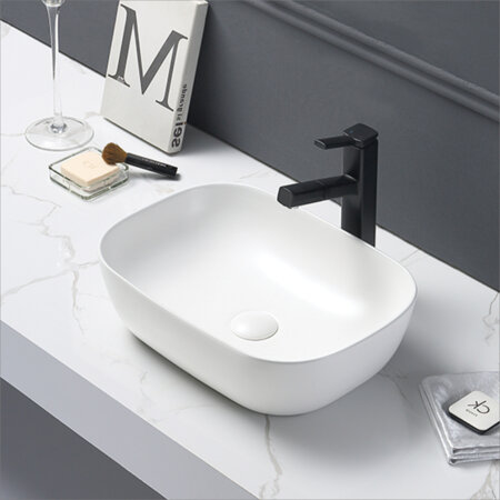 Lavatório Branco Mate BOHEMIC