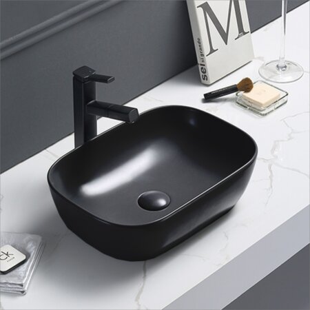 Lavatório Preto Mate BOHEMIC