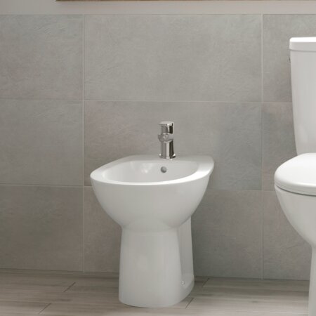 Bidé compacto  Branco Brilho AQUÁRIO PLUS