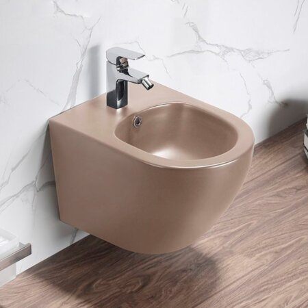 Bidé Suspenso Cappucino Mate  FLY