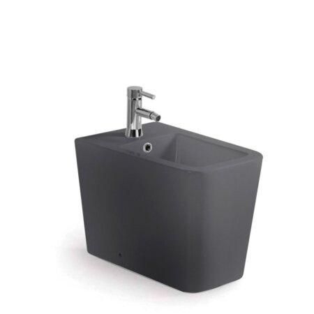 Bidé compacto Cinza escuro Mate ELEGANT