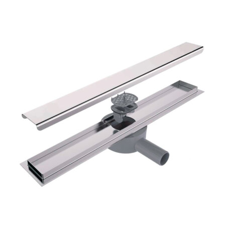 Calha de Duche Recta Sifonada