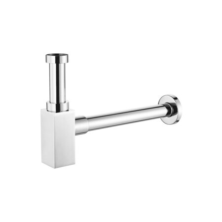 Sifão de Lavatório Quadrado Inox