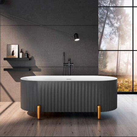 Banheira CHIC BRANCO \ CINZA