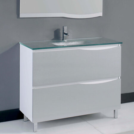 Lavatório BEM VIDRO PRATA