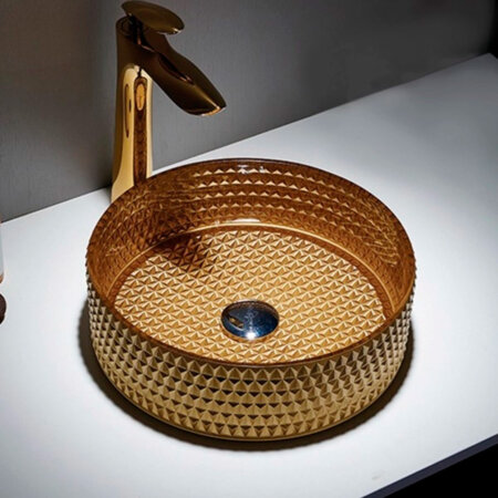 Lavatório GLASS GOLD