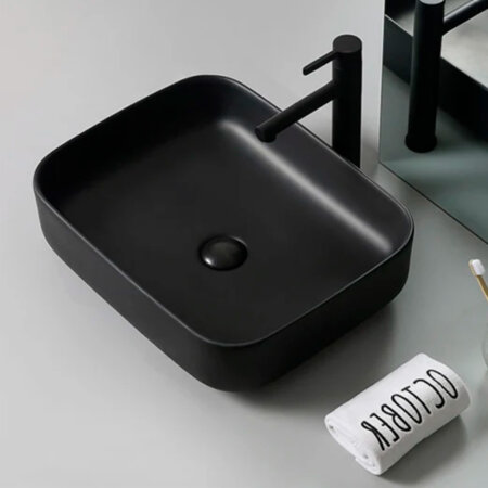 Lavatório SABIA BLACK 50 CM