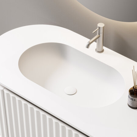 Lavatório SOLID SURFACE Branco Mate