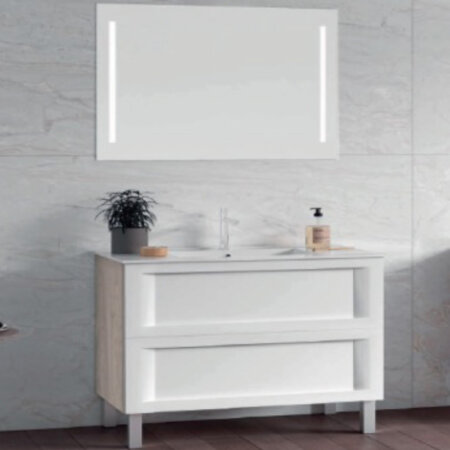 Conjunto PRISMA Branco / Roble 120