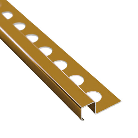 Listelo Aluminio Liso 12 mm